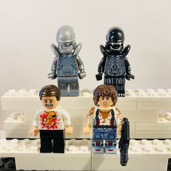 Alien Minifigures Rare Movie Collectibles | New Custom Compatible LEGO Toys