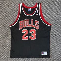 VINTAGE 90s CHICAGO BULLS MICHEL JORDAN JERSEY SIZE 48 (Large)