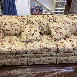 Sofa, Chair And Ottoman