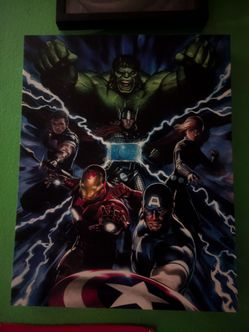 Batman and marvel posters