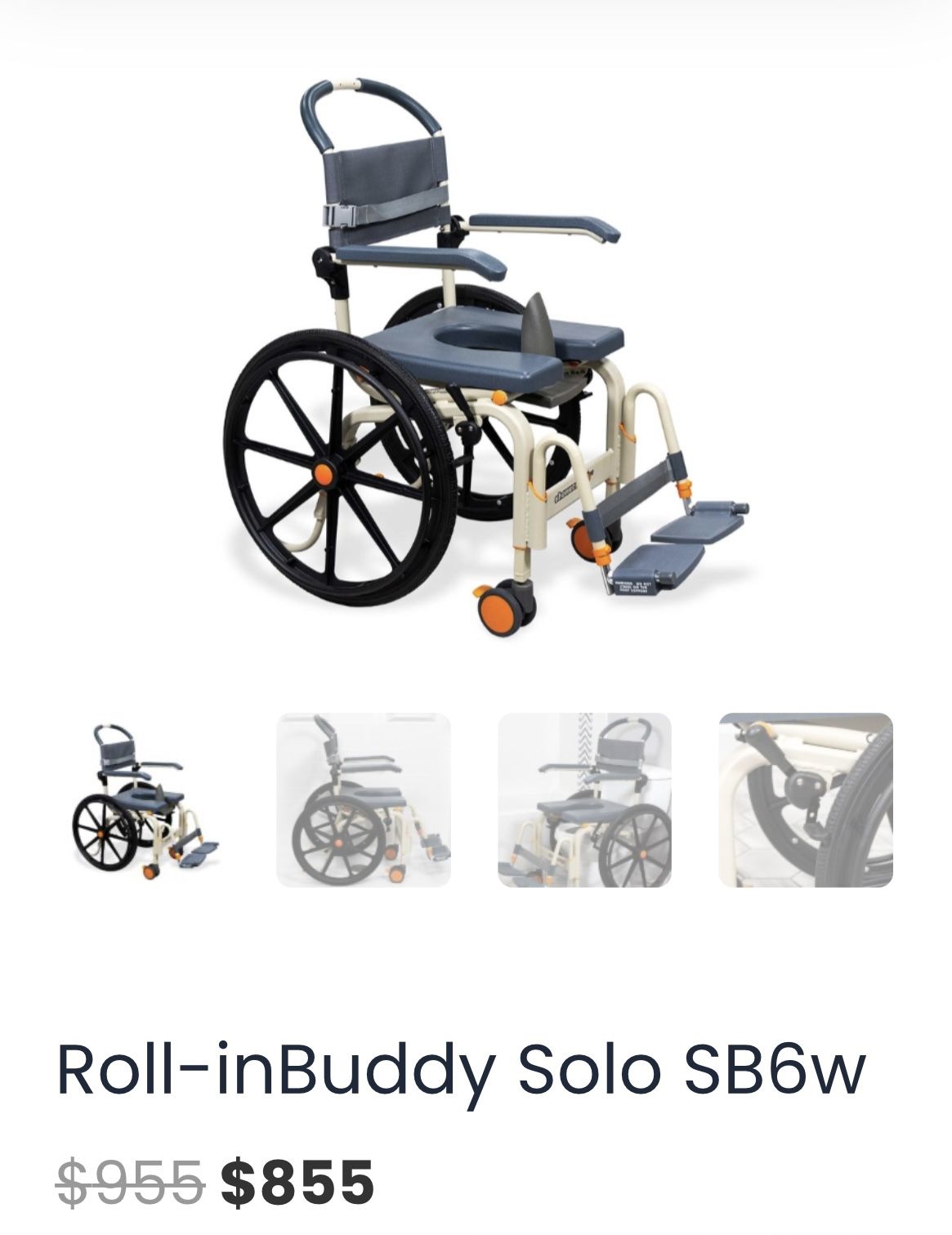 Shower Buddy Shower Wheelchair
