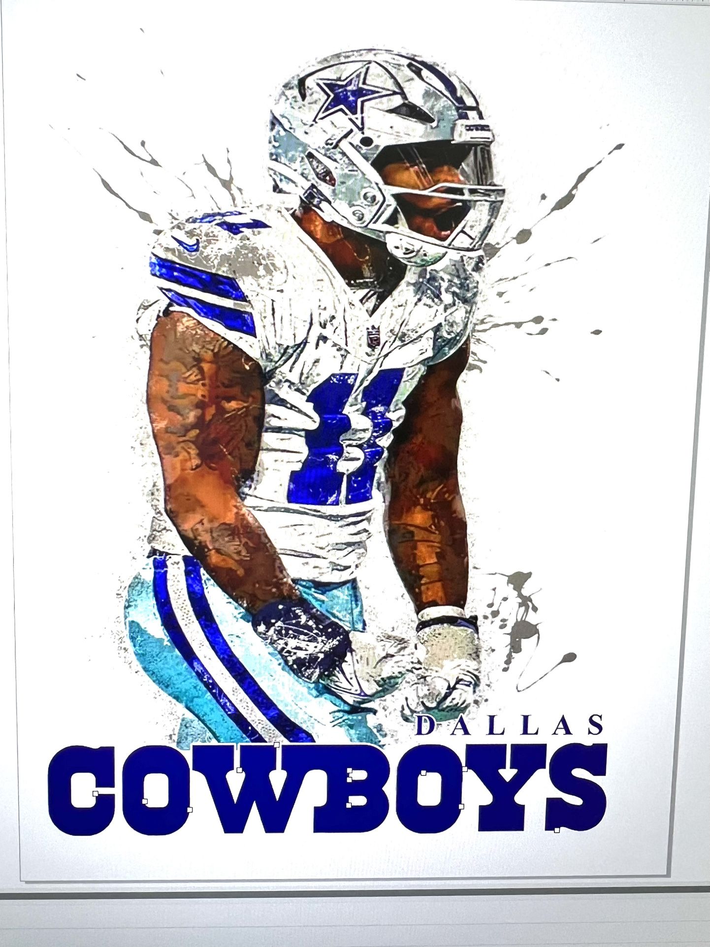 Dallas Cowboys Wicking T-shirt - Medium, Large, X-Large, XX-Large