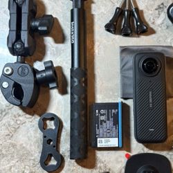 Insta360 X4 ONE X4 8K 360 + Invisible Stick + Motorcycle Mount