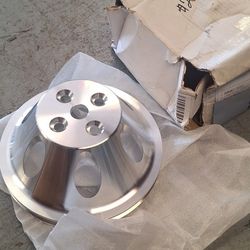 Billet Water Pump Pulley Sbc Short Water Pump, New.35th Ave And McDowell Phx 