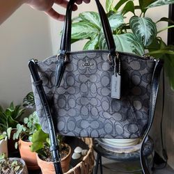 Coach Purse, Black Monogram - Shoulder Bag, Hand Bag 