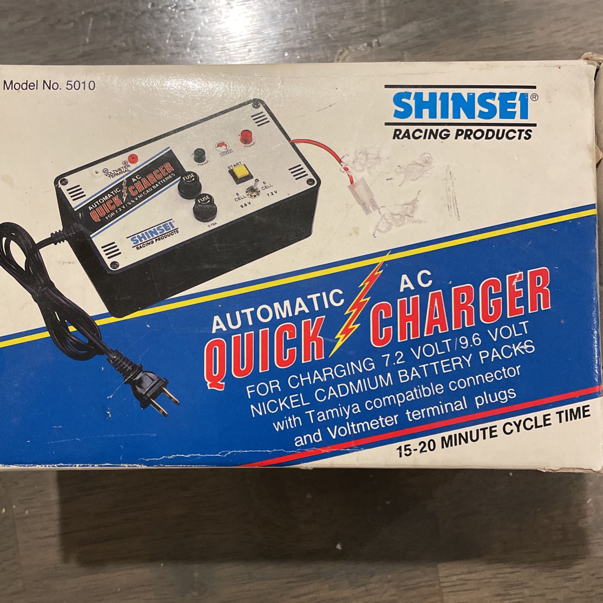 AC Quick charger For 7.2 Volt NiCad Battery Packs