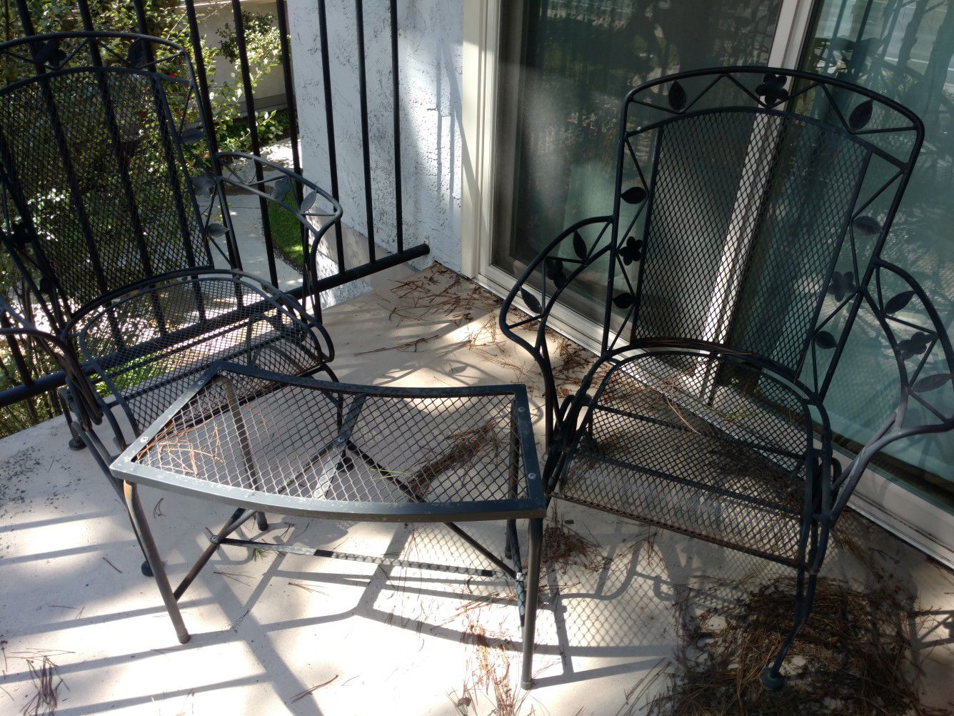Patio furniture - chairs and table