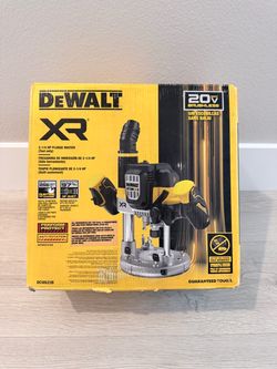 [NEW] DEWALT 20V MAX XR 2-1/4 Peak HP Plunge Router (Tool Only) (DCW620B)