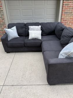 Dark Gray L-Shape 2pc Sectional Sofa from Ashley Furniture