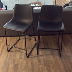 Chairs.  Kinda Like Bar Stools 