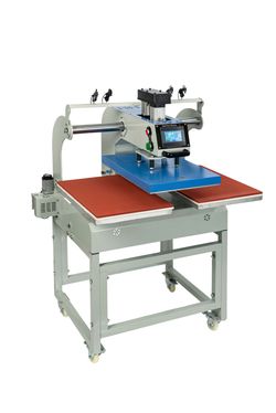 HY-4060-ED2-AT-L 16x24 Inch Fully Automatic Pure Electric Up Sliding Dual-Position Heat Press Machine with Infrared Positioning