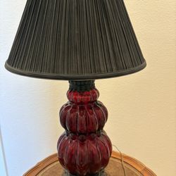 Antique Ruby Lamp