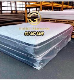 Queen Mattress Set PillowTop – Brand New –  Same Day Delivery Available 🚚