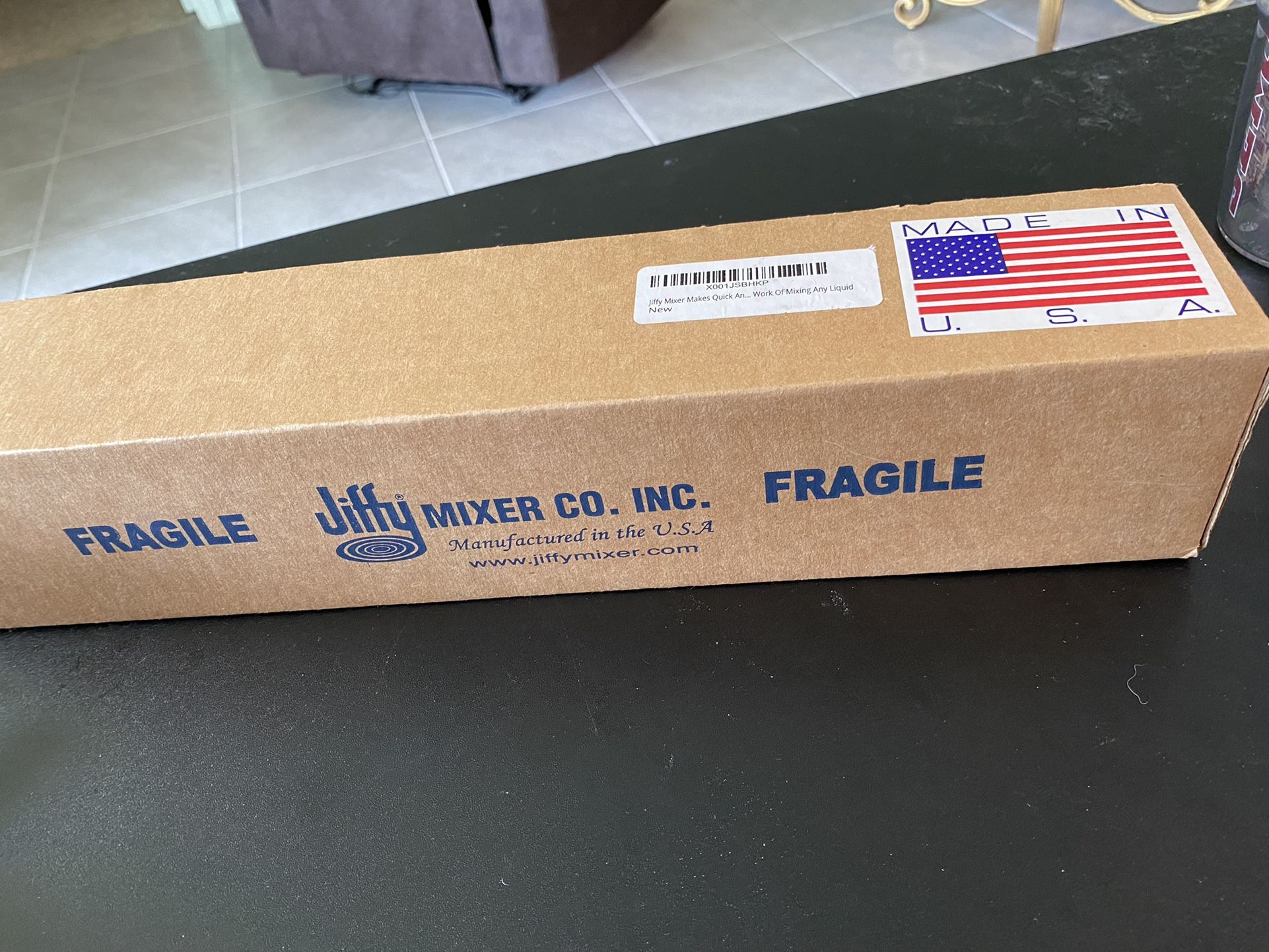 Jiffy Mixer CO. HS-2 1/4" Shaft 1-2 Gallon Stainless Steel Mixer Blade