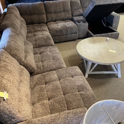 Power Electric Reclining Sectional