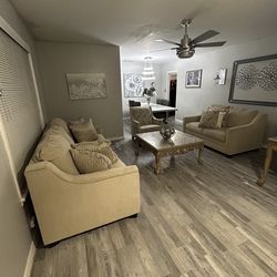 Sofa love seat & Chair