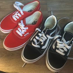 Vans For Sale Red Ones Never Used Black Ones Used Once  