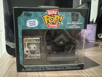 Bitty Funko Pop Jack Skellington and Jacks House