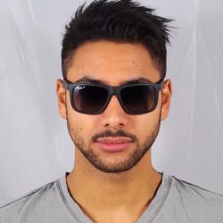 RAYBAN MATTE BLACK JUSTIN SUNGLASSES 🕶