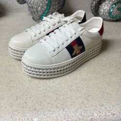 Gucci ace platform sneakers 