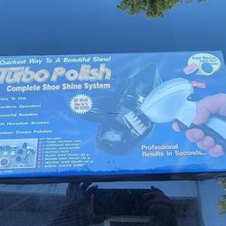 NEW Turbo Polish Complete Shoe Shine System