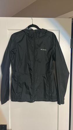 Women’s Columbia, Black Windbreaker Size Medium