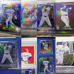 Shohei Ohtani refractor and Cracker Jack cards (9) card lot