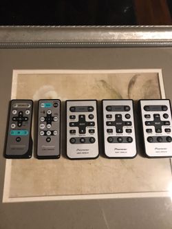 Several pioneer remotes
