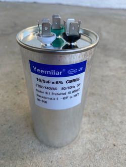 HVAC Air Conditioner Capacitor 70/5 uF