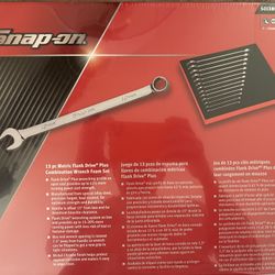 Snap On Metric Wrench Set In Foam 