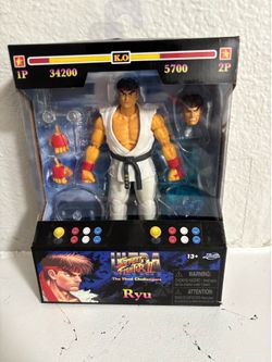 Jada Toys Ultra Street Fighter II Ryu Action Figure - Like New