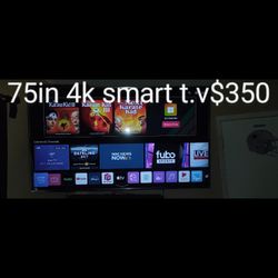 LG 75in 4k Smart TV $340