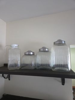 Canister and pitcher