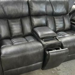 Dual Rocker Reclining Home Theater Loveseat