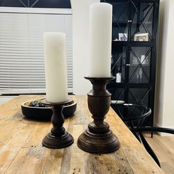 Pottery Barn Candles Holders And Candles