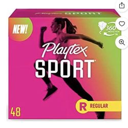 48 Ct Playtex Sport Tampons - Regular 
