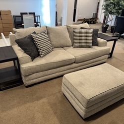 Henthorn Couch & Ottoman