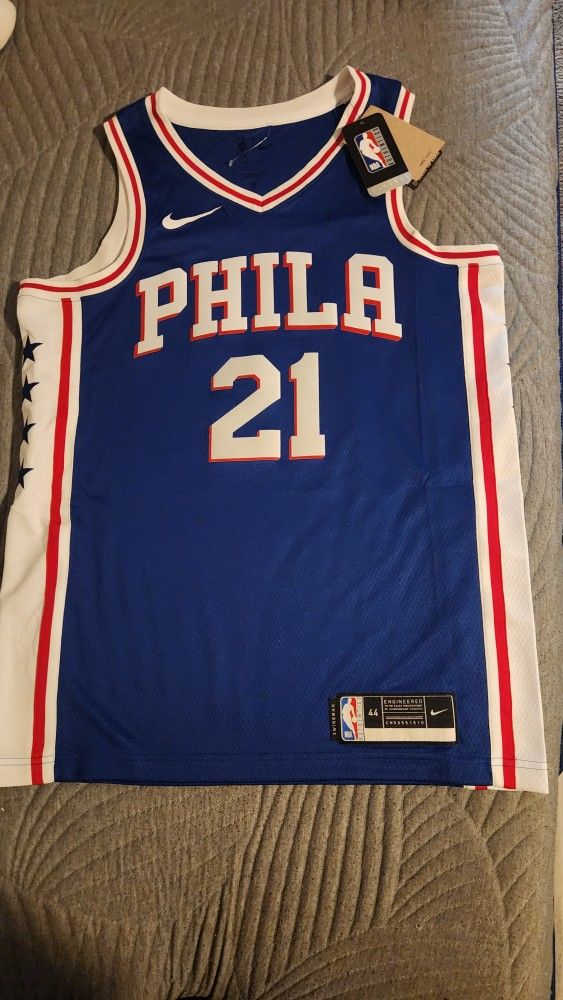 Nike Philadelphia 76ers Joel Embiid Swingman Jersey OFFICIALLY LICENSED
