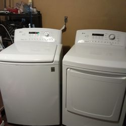 Lg Washer And Dryer Set 