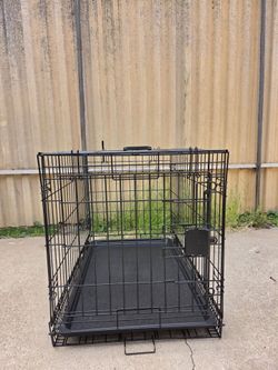 Large dog crate 19W X 21 H X 30 D