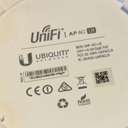 Ubiquiti UniFi AP AC LR Access Points + PoE Injectors (4 Units) – Good Condition