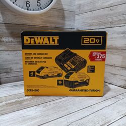 20V MAX Lithium-Ion 6.0Ah and 4.0Ah Battery and Charger Starter Kit
