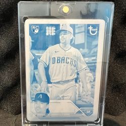 Baseball Card 1 Of 1 2023 Topps Update Rookie Printing Plate