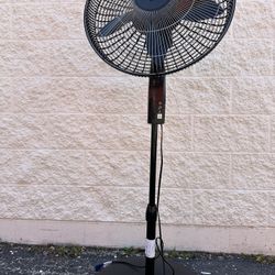 Lasko WhisperForce 18" Eco Quiet DC Pedestal Fan with Remote Control