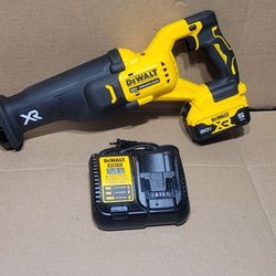 DEWALT XR POWER DETECT 20-volt Max Variable Speed Brushless Cordless Reciprocating Saw Kit