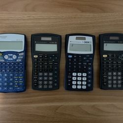 Texas Instrument & Sharp Calculators