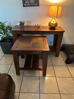Tables and chair
