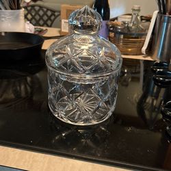 Crystal Cookie /biscuit Jar