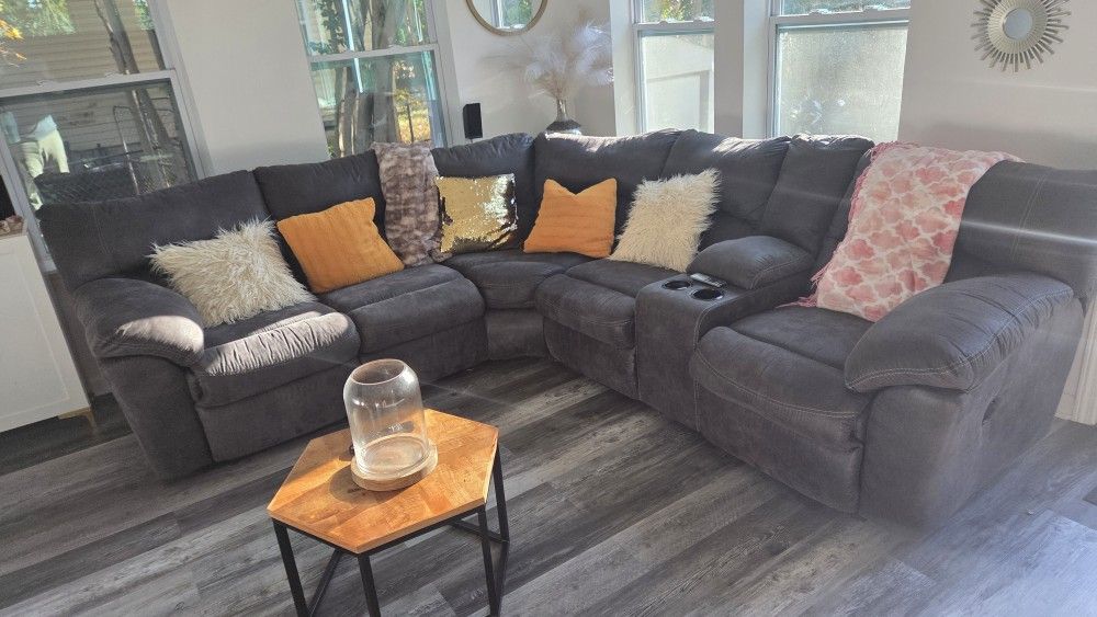 Corner Reclining Sofas Set For Sale 