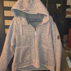 FREE COUNTRY Women's Walnut Jacket Coat Jacket Plush Fleece Sherpa (XL)